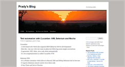 Desktop Screenshot of pradyblog.com